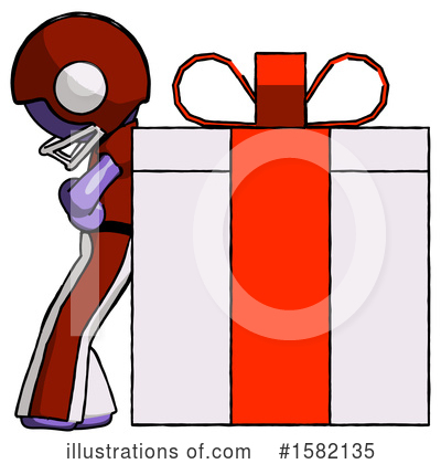 Royalty-Free (RF) Purple Design Mascot Clipart Illustration by Leo Blanchette - Stock Sample #1582135