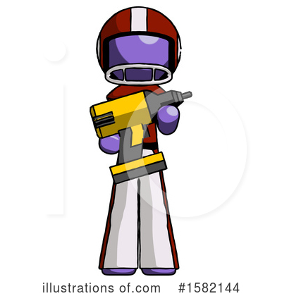Royalty-Free (RF) Purple Design Mascot Clipart Illustration by Leo Blanchette - Stock Sample #1582144