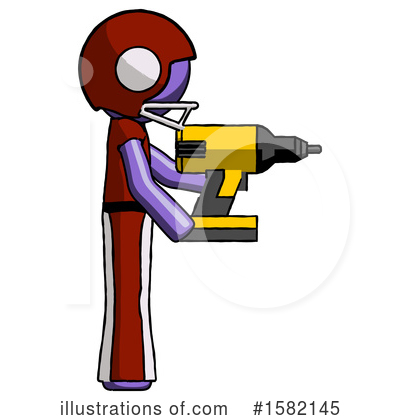 Royalty-Free (RF) Purple Design Mascot Clipart Illustration by Leo Blanchette - Stock Sample #1582145