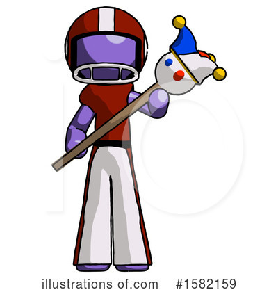 Royalty-Free (RF) Purple Design Mascot Clipart Illustration by Leo Blanchette - Stock Sample #1582159