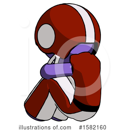 Royalty-Free (RF) Purple Design Mascot Clipart Illustration by Leo Blanchette - Stock Sample #1582160