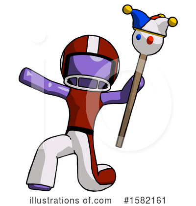Royalty-Free (RF) Purple Design Mascot Clipart Illustration by Leo Blanchette - Stock Sample #1582161