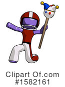 Purple Design Mascot Clipart #1582161 by Leo Blanchette