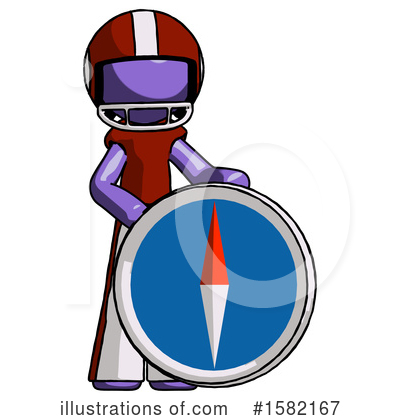 Royalty-Free (RF) Purple Design Mascot Clipart Illustration by Leo Blanchette - Stock Sample #1582167