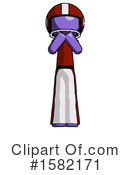 Purple Design Mascot Clipart #1582171 by Leo Blanchette