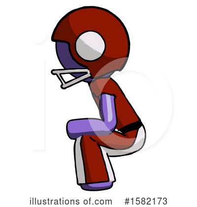 Royalty-Free (RF) Purple Design Mascot Clipart Illustration by Leo Blanchette - Stock Sample #1582173