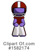 Purple Design Mascot Clipart #1582174 by Leo Blanchette
