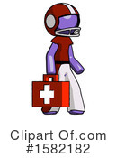 Purple Design Mascot Clipart #1582182 by Leo Blanchette
