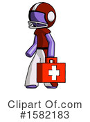 Purple Design Mascot Clipart #1582183 by Leo Blanchette