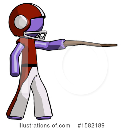 Royalty-Free (RF) Purple Design Mascot Clipart Illustration by Leo Blanchette - Stock Sample #1582189