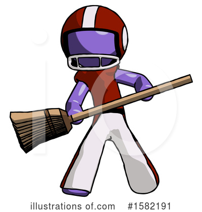 Royalty-Free (RF) Purple Design Mascot Clipart Illustration by Leo Blanchette - Stock Sample #1582191