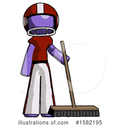 Royalty-Free (RF) Purple Design Mascot Clipart Illustration by Leo Blanchette - Stock Sample #1582195