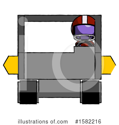 Royalty-Free (RF) Purple Design Mascot Clipart Illustration by Leo Blanchette - Stock Sample #1582216