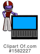 Purple Design Mascot Clipart #1582227 by Leo Blanchette