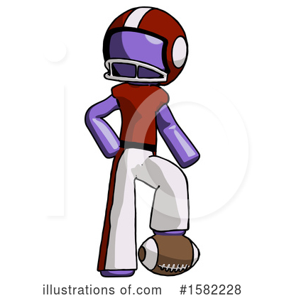 Royalty-Free (RF) Purple Design Mascot Clipart Illustration by Leo Blanchette - Stock Sample #1582228