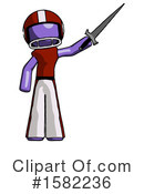 Purple Design Mascot Clipart #1582236 by Leo Blanchette