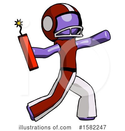 Royalty-Free (RF) Purple Design Mascot Clipart Illustration by Leo Blanchette - Stock Sample #1582247