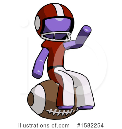 Royalty-Free (RF) Purple Design Mascot Clipart Illustration by Leo Blanchette - Stock Sample #1582254