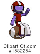 Purple Design Mascot Clipart #1582254 by Leo Blanchette