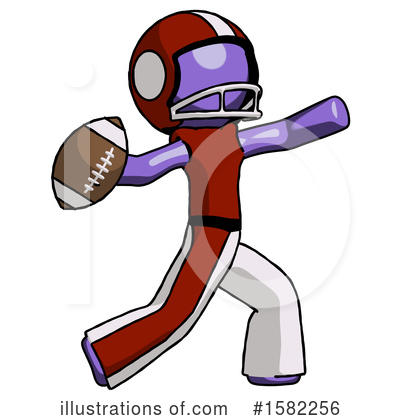 Royalty-Free (RF) Purple Design Mascot Clipart Illustration by Leo Blanchette - Stock Sample #1582256