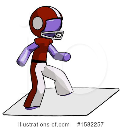 Royalty-Free (RF) Purple Design Mascot Clipart Illustration by Leo Blanchette - Stock Sample #1582257