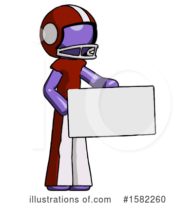 Royalty-Free (RF) Purple Design Mascot Clipart Illustration by Leo Blanchette - Stock Sample #1582260