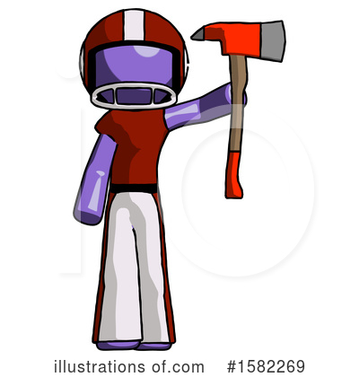 Royalty-Free (RF) Purple Design Mascot Clipart Illustration by Leo Blanchette - Stock Sample #1582269