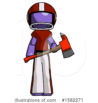 Royalty-Free (RF) Purple Design Mascot Clipart Illustration by Leo Blanchette - Stock Sample #1582271