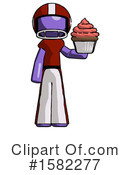 Purple Design Mascot Clipart #1582277 by Leo Blanchette
