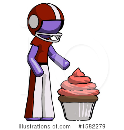 Royalty-Free (RF) Purple Design Mascot Clipart Illustration by Leo Blanchette - Stock Sample #1582279