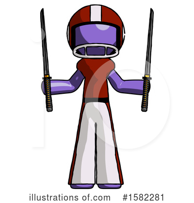 Royalty-Free (RF) Purple Design Mascot Clipart Illustration by Leo Blanchette - Stock Sample #1582281