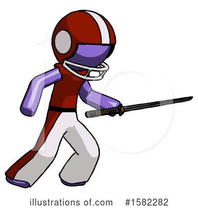 Royalty-Free (RF) Purple Design Mascot Clipart Illustration by Leo Blanchette - Stock Sample #1582282