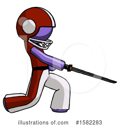 Royalty-Free (RF) Purple Design Mascot Clipart Illustration by Leo Blanchette - Stock Sample #1582283