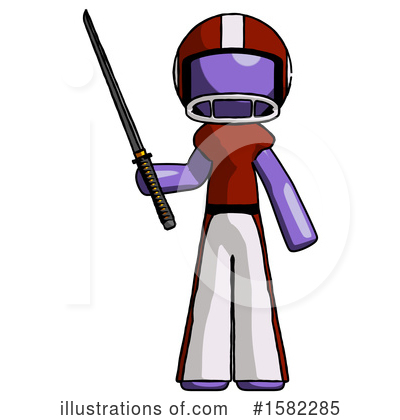Royalty-Free (RF) Purple Design Mascot Clipart Illustration by Leo Blanchette - Stock Sample #1582285