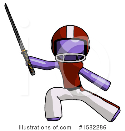 Royalty-Free (RF) Purple Design Mascot Clipart Illustration by Leo Blanchette - Stock Sample #1582286