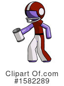 Purple Design Mascot Clipart #1582289 by Leo Blanchette