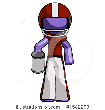 Royalty-Free (RF) Purple Design Mascot Clipart Illustration by Leo Blanchette - Stock Sample #1582290