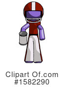 Purple Design Mascot Clipart #1582290 by Leo Blanchette