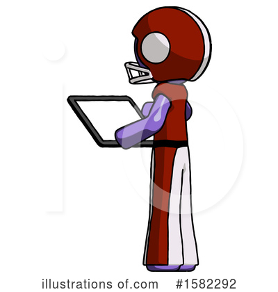 Royalty-Free (RF) Purple Design Mascot Clipart Illustration by Leo Blanchette - Stock Sample #1582292