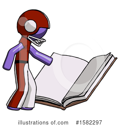 Royalty-Free (RF) Purple Design Mascot Clipart Illustration by Leo Blanchette - Stock Sample #1582297