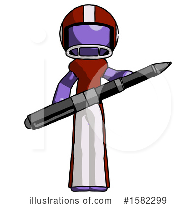 Royalty-Free (RF) Purple Design Mascot Clipart Illustration by Leo Blanchette - Stock Sample #1582299