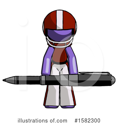 Royalty-Free (RF) Purple Design Mascot Clipart Illustration by Leo Blanchette - Stock Sample #1582300