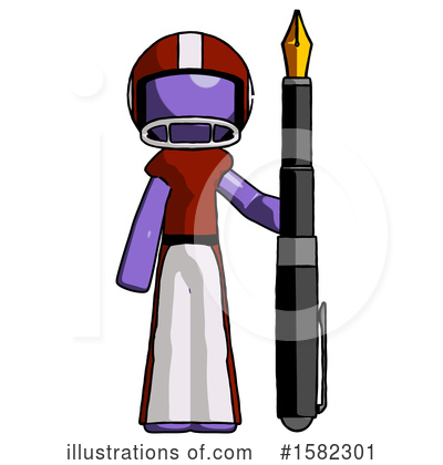 Royalty-Free (RF) Purple Design Mascot Clipart Illustration by Leo Blanchette - Stock Sample #1582301
