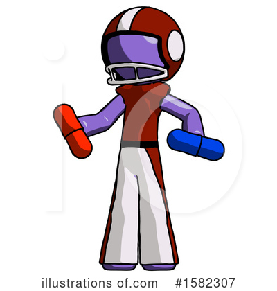 Royalty-Free (RF) Purple Design Mascot Clipart Illustration by Leo Blanchette - Stock Sample #1582307