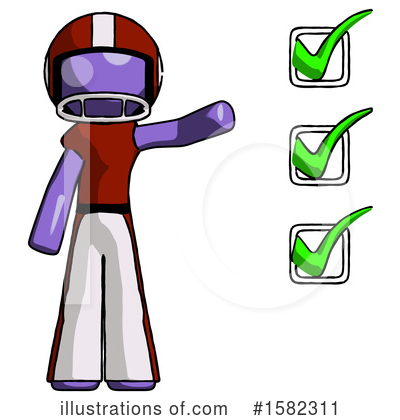 Royalty-Free (RF) Purple Design Mascot Clipart Illustration by Leo Blanchette - Stock Sample #1582311
