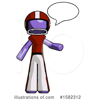 Royalty-Free (RF) Purple Design Mascot Clipart Illustration by Leo Blanchette - Stock Sample #1582312