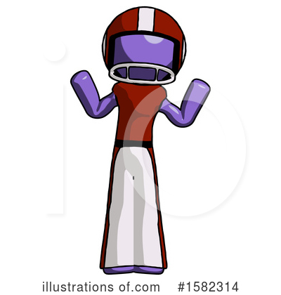 Royalty-Free (RF) Purple Design Mascot Clipart Illustration by Leo Blanchette - Stock Sample #1582314