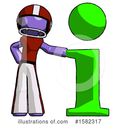 Royalty-Free (RF) Purple Design Mascot Clipart Illustration by Leo Blanchette - Stock Sample #1582317