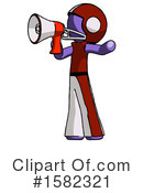 Purple Design Mascot Clipart #1582321 by Leo Blanchette