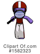 Purple Design Mascot Clipart #1582323 by Leo Blanchette